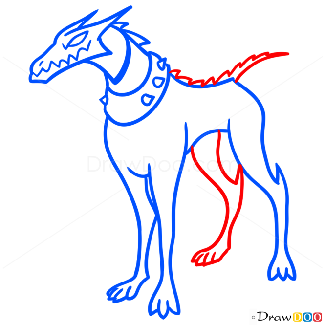 How to Draw Khyber Dog, Ben 10
