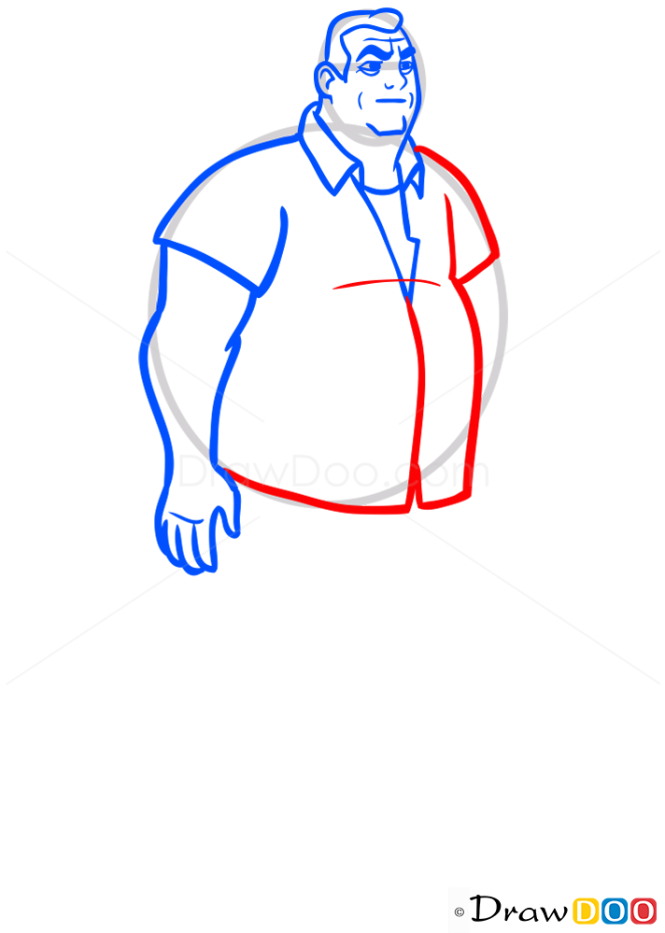 How to Draw Grandpa Max, Ben 10