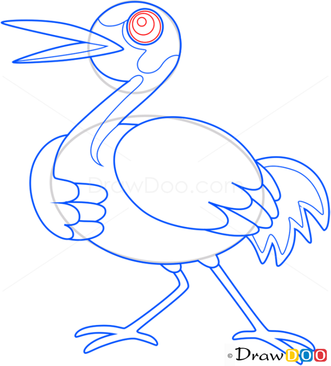 How to Draw Stork, Birds