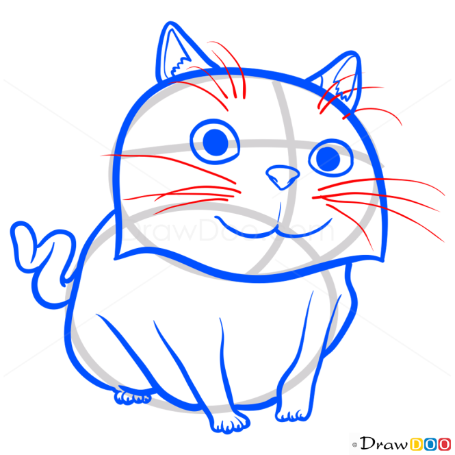 How to Draw Cat, Home Cartoon