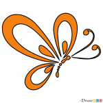 How to Draw Butterfly Logo, Butterflies