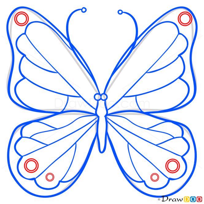 How to Draw Pink Butterfly, Butterflies