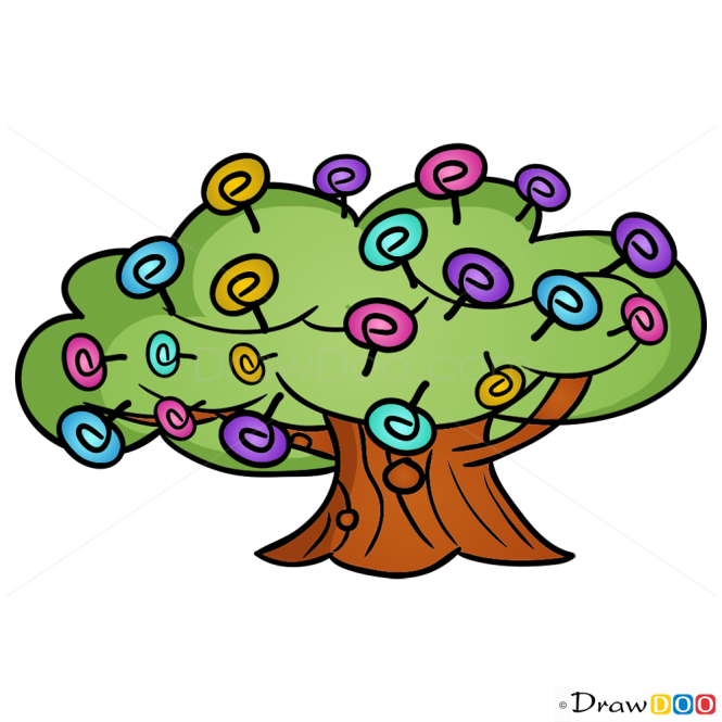 How to Draw Tree, Candy Crush