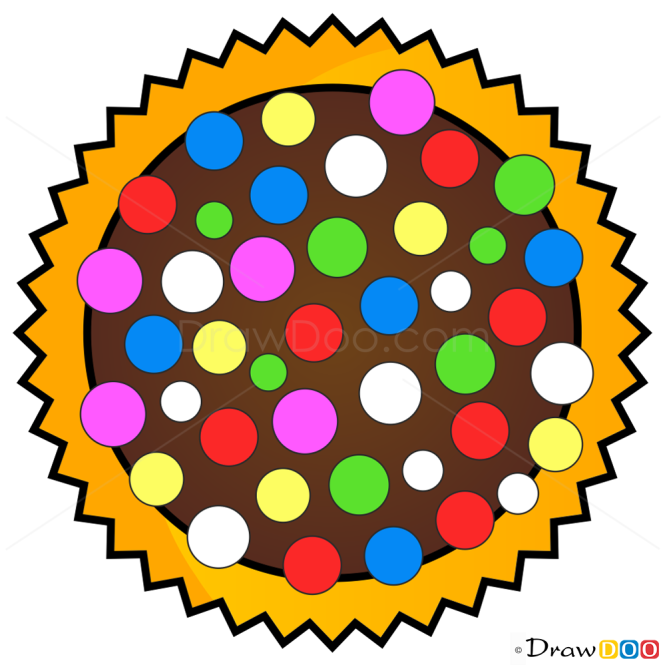 How to Draw Color Bomb, Candy Crush