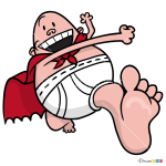 How to Draw Captain 4, Captain Underpants