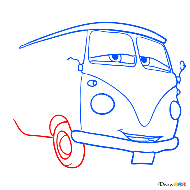 How to Draw Fillmore, Cars