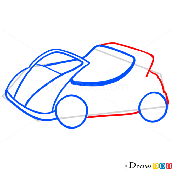 How to Draw Sport Car, Cartoon Cars