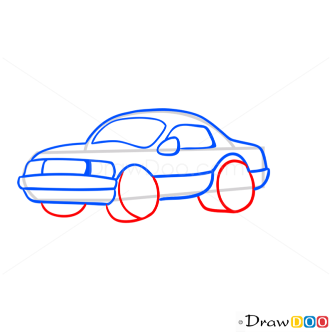 How to Draw Business Car, Cartoon Cars