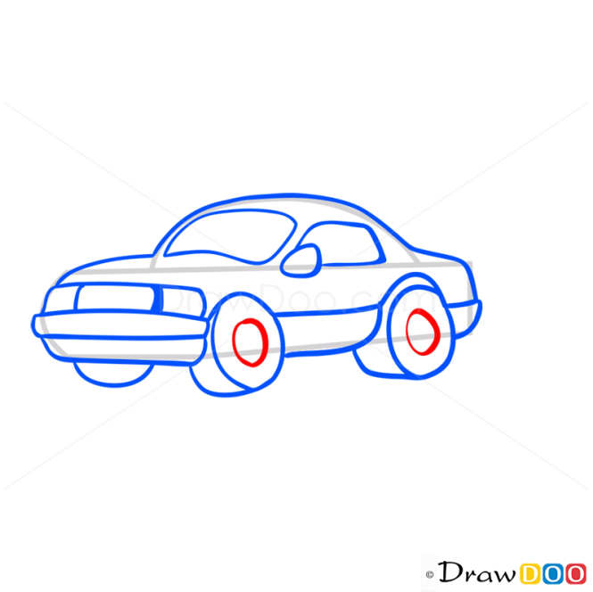 How to Draw Business Car, Cartoon Cars