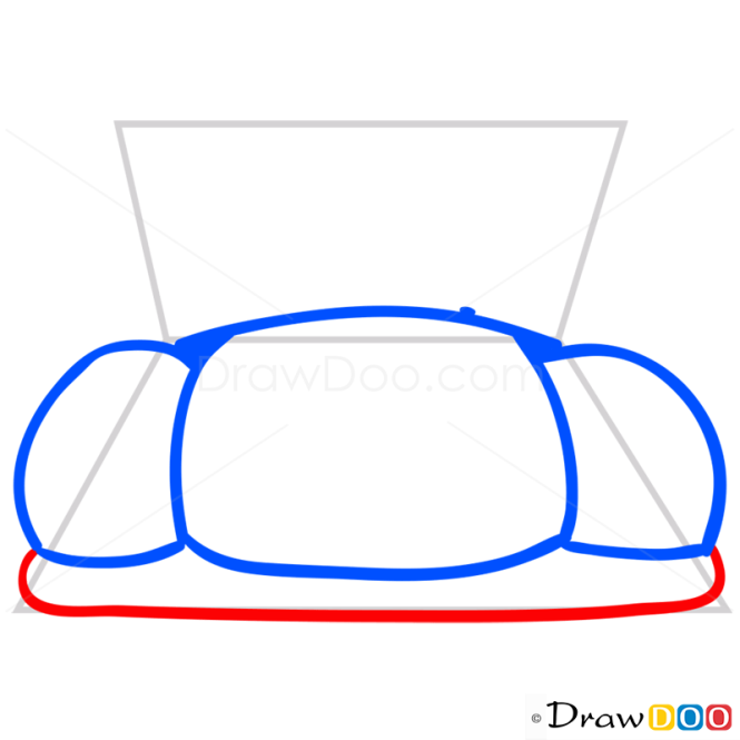 How to Draw Blue Car, Cartoon Cars