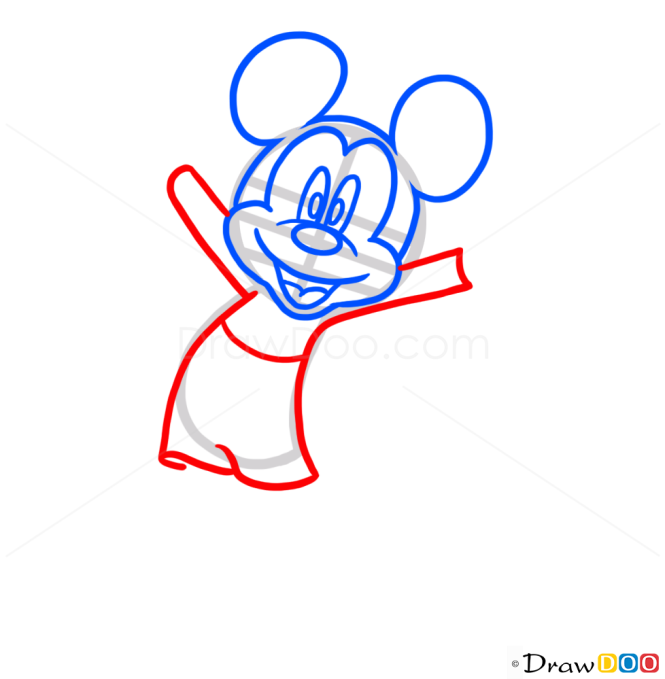 How to Draw Mickey Mouse, Cartoon Characters