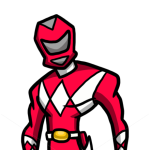 How to Draw Red Ranger, Cartoon Characters