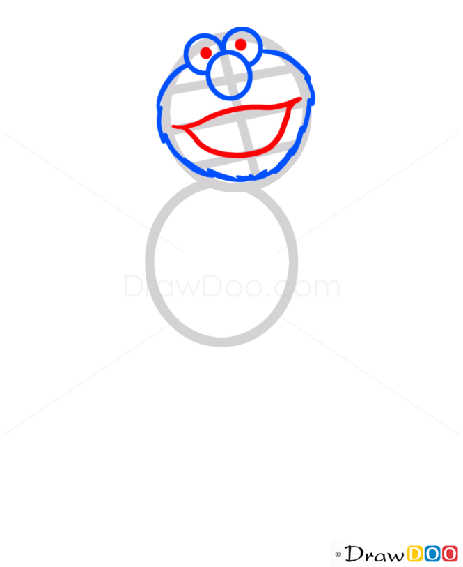 How to Draw Elmo, Cartoon Characters