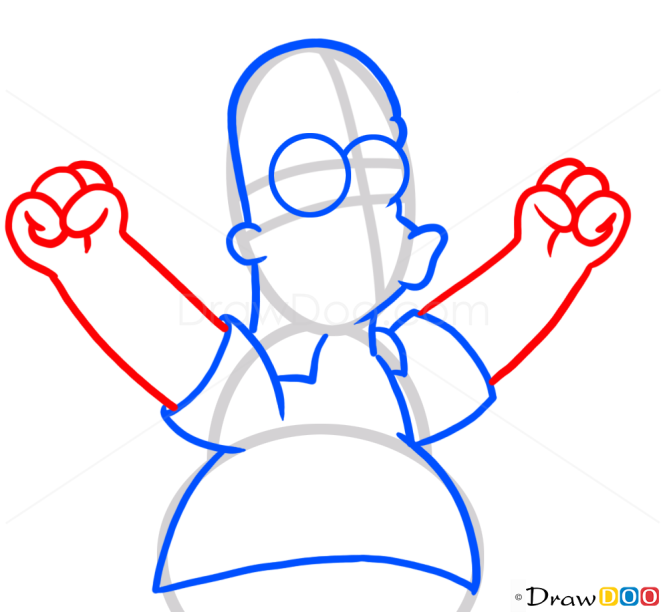 How to Draw Homer Simpson, Cartoon Characters