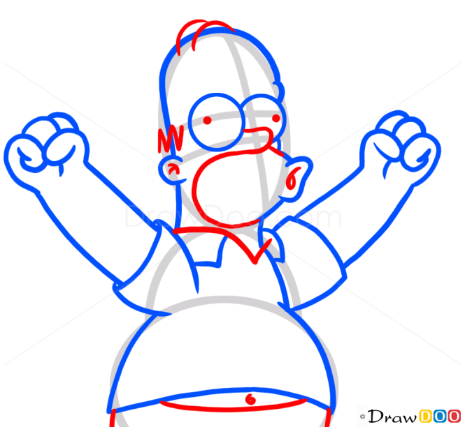 How to Draw Homer Simpson, Cartoon Characters