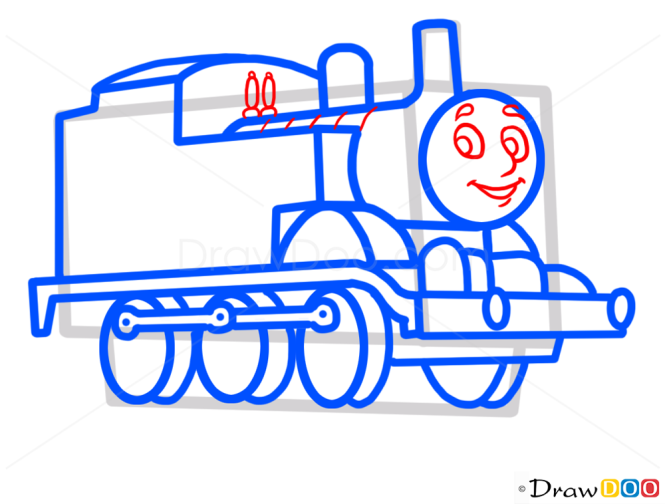 How to Draw Thomas, Cartoon Characters