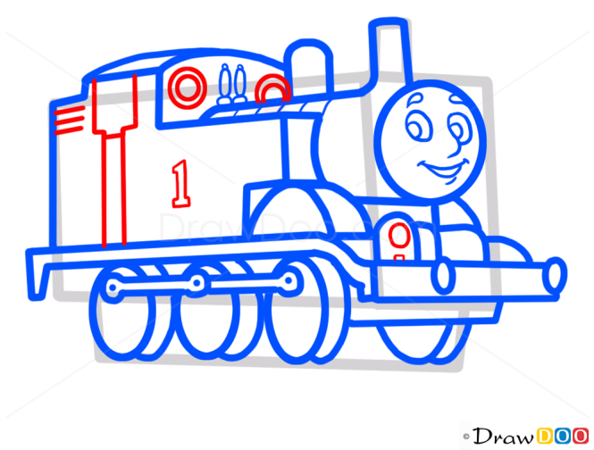 How to Draw Thomas, Cartoon Characters