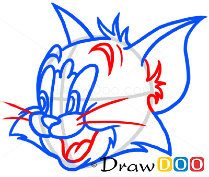 How to Draw Tom, Cartoon Characters