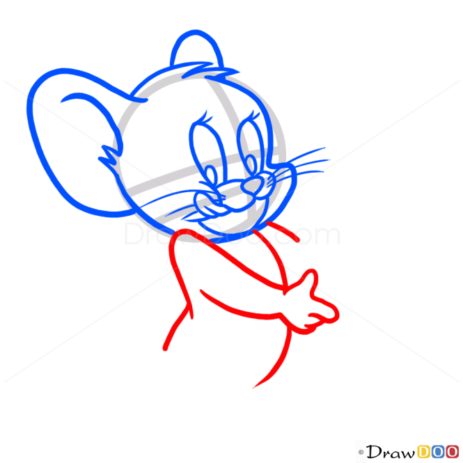 How to Draw Jerry, Cartoon Characters