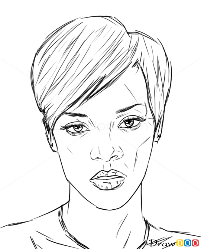 How to Draw Rihanna, Celebrities