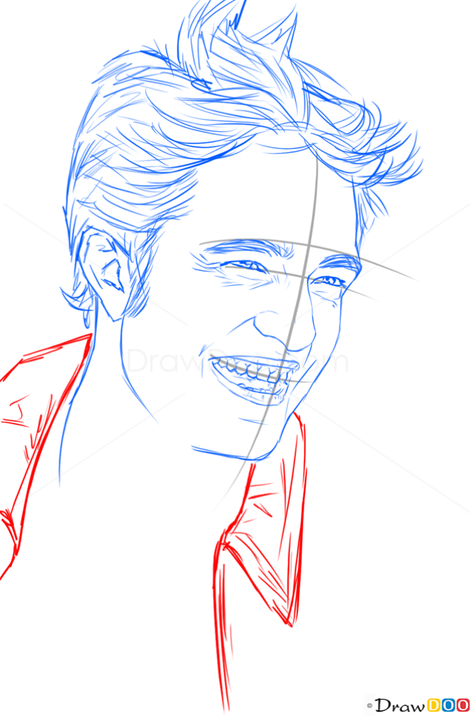 How to Draw Robert Pattinson, Celebrities