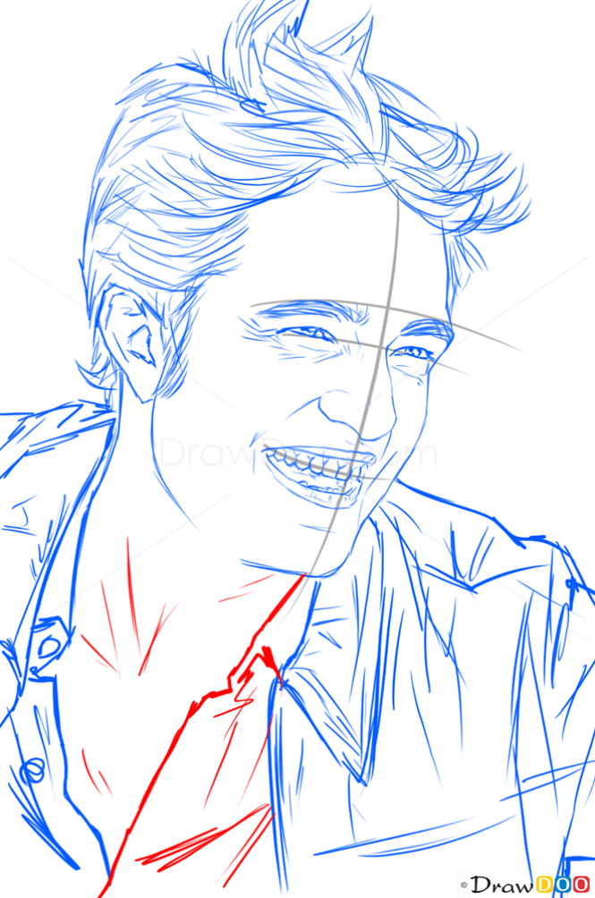 How to Draw Robert Pattinson, Celebrities