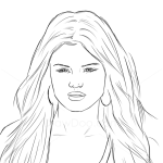 How to Draw Selena Gomez, Celebrities