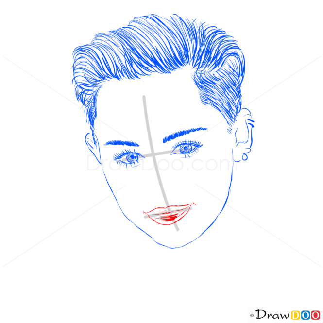 How to Draw American Music Awards, 2013, How to Draw Miley Cyrus