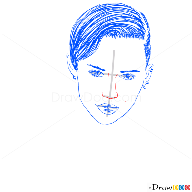 How to Draw Fashion, November 2013, How to Draw Miley Cyrus