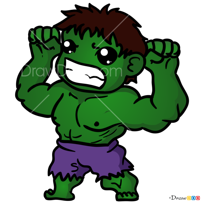How to Draw Green Beast, Chibi