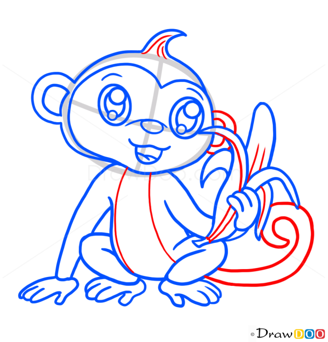 How to Draw Monkey, Chibi