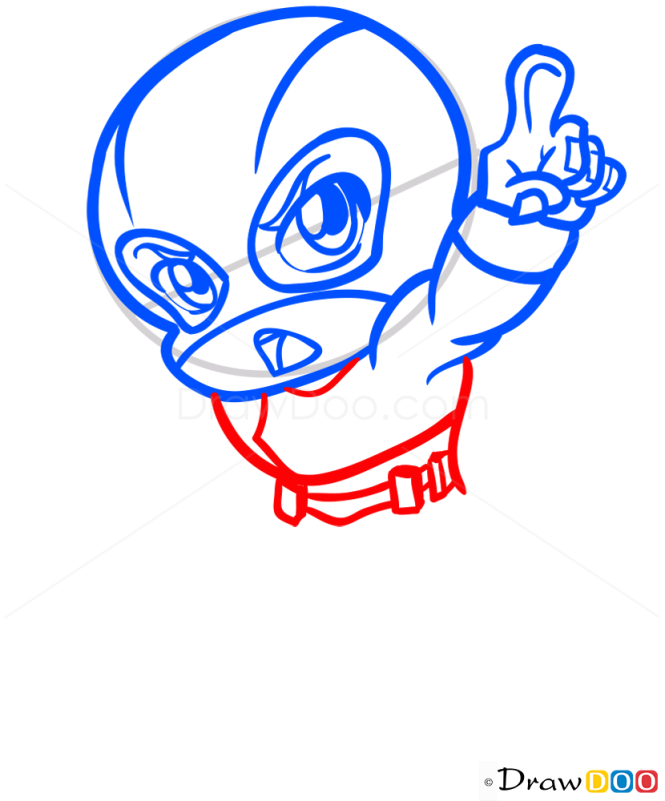 How to Draw Captain America, Chibi