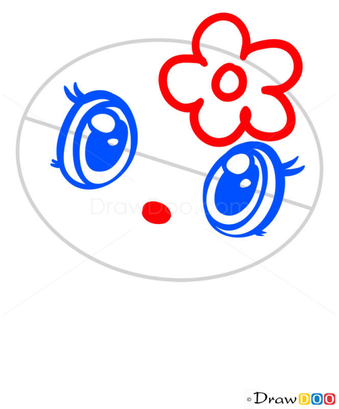 How to Draw Hello Kitty, Chibi