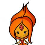 How to Draw Flame Princess, Chibi