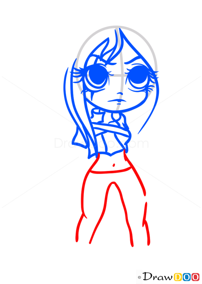 How to Draw Katarina, Chibi