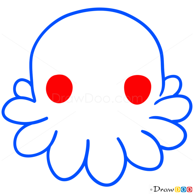 How to Draw Octopus, Chibi