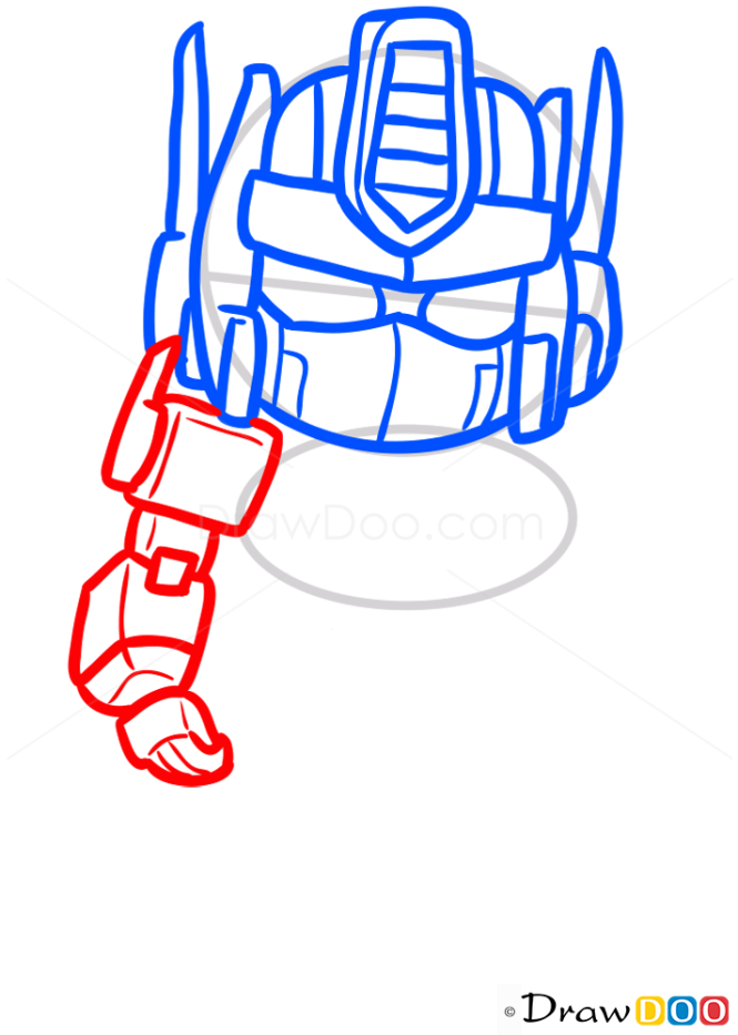 How to Draw Optimus Prime, Chibi