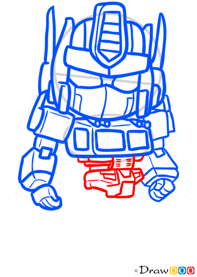 How to Draw Optimus Prime, Chibi