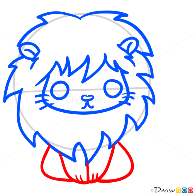 How to Draw Lion, Chibi