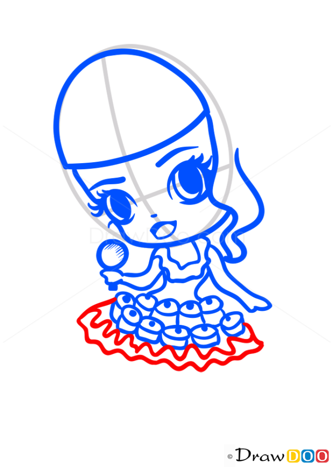 How to Draw Katy Perry, Chibi