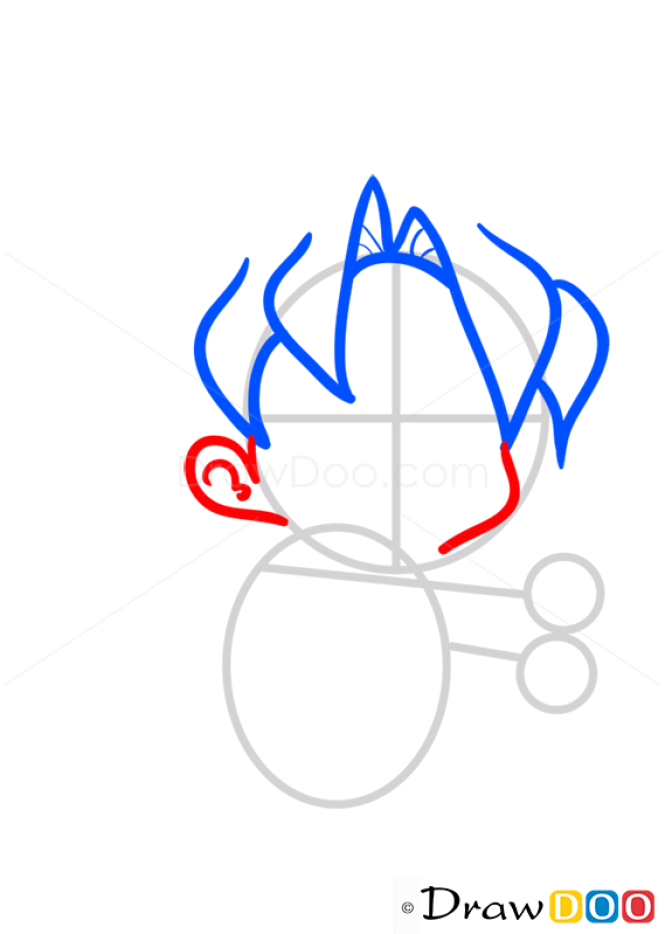 How to Draw Goku from DBZ, Chibi