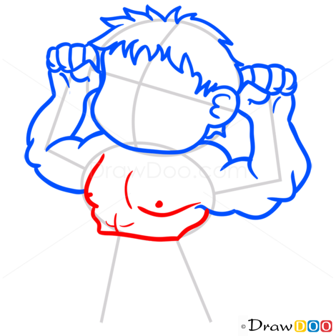 How to Draw Hulk, Chibi