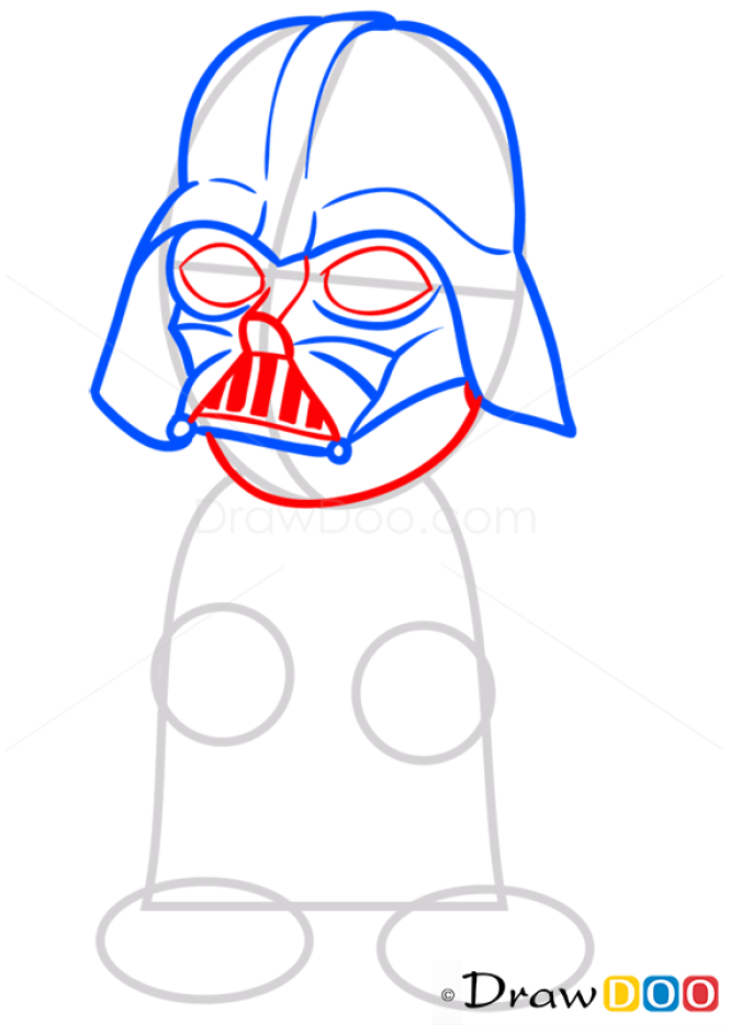 How to Draw Darth Vader, Chibi Star Wars