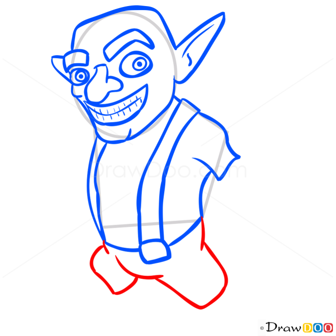 How to Draw Goblin, Clash of Clans