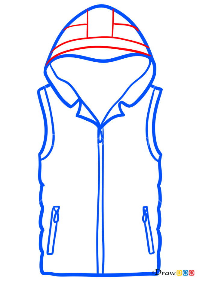 How to Draw Waistcoat, Clothes