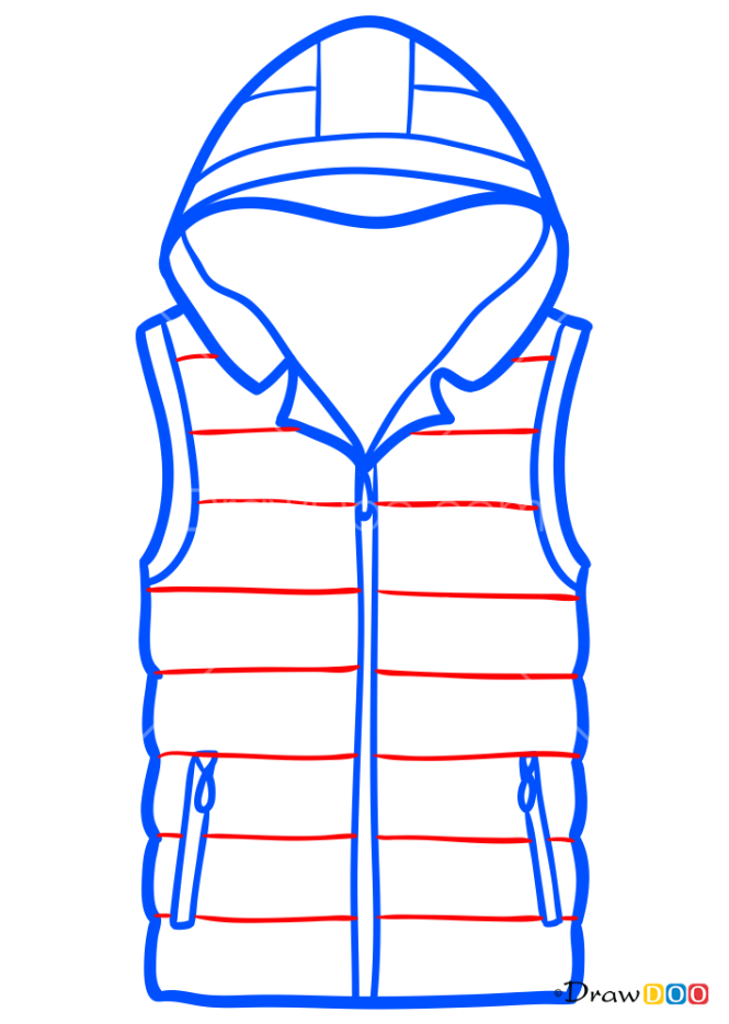 How to Draw Waistcoat, Clothes