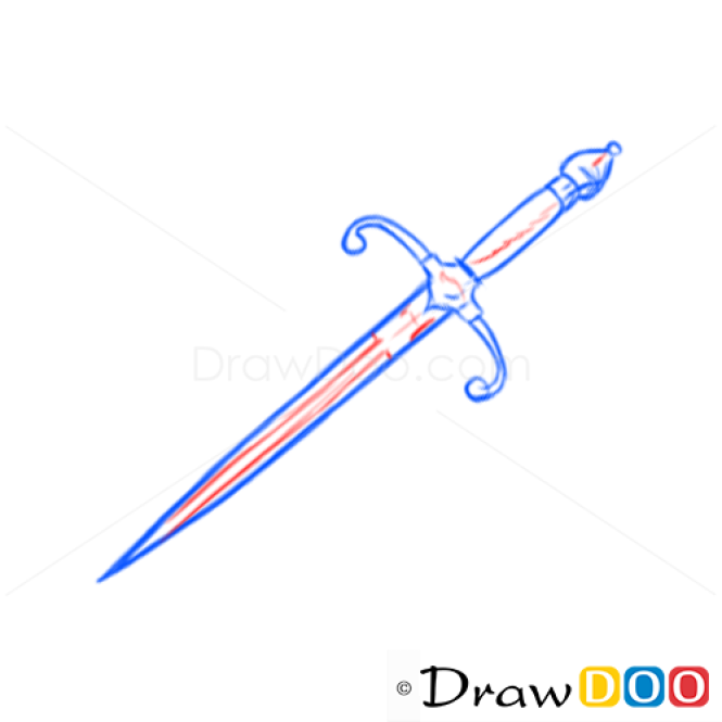 How to Draw Dagger, Cold Arms