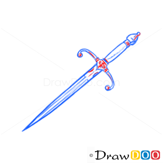 How to Draw Dagger, Cold Arms