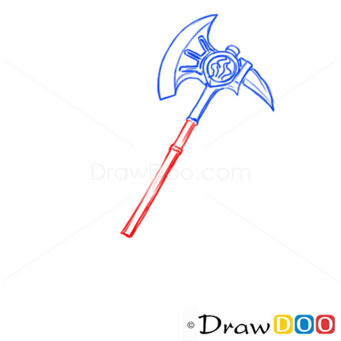 How to Draw War Axe, Cold Arms