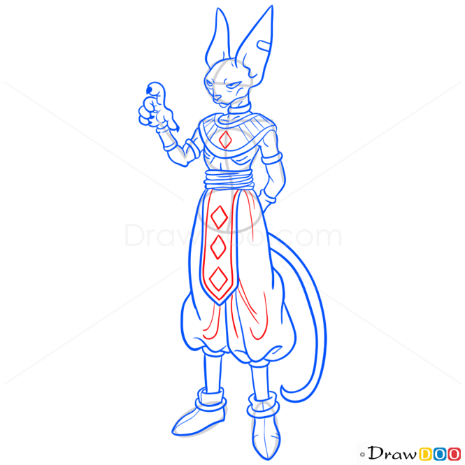 How to Draw Beerus, Dragon Ball Z